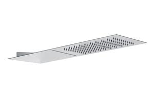 Abode Storm Slimline 3mm Wall Mounted Waterfall Showerhead - St/Steel